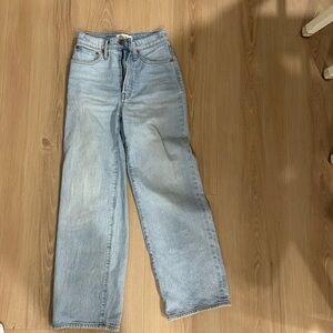 Madewell Light Vintage Wide Leg Jeans